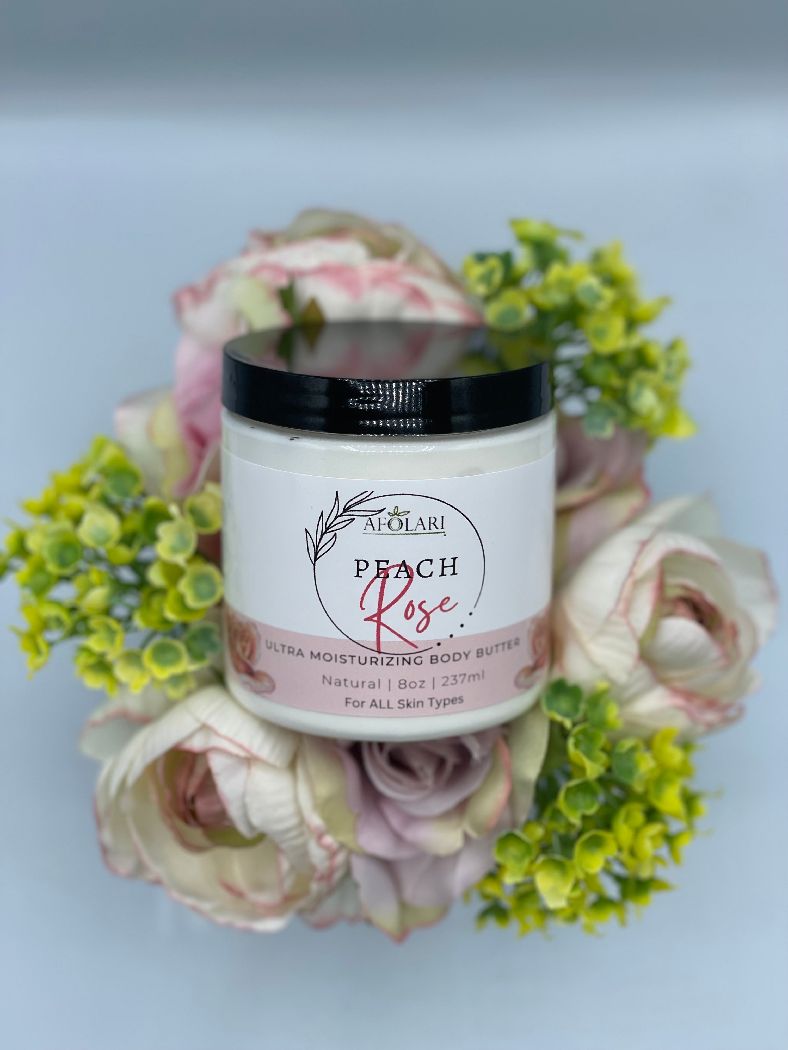 Peach Rose Body Butter | Natural Body Butter | Afolari