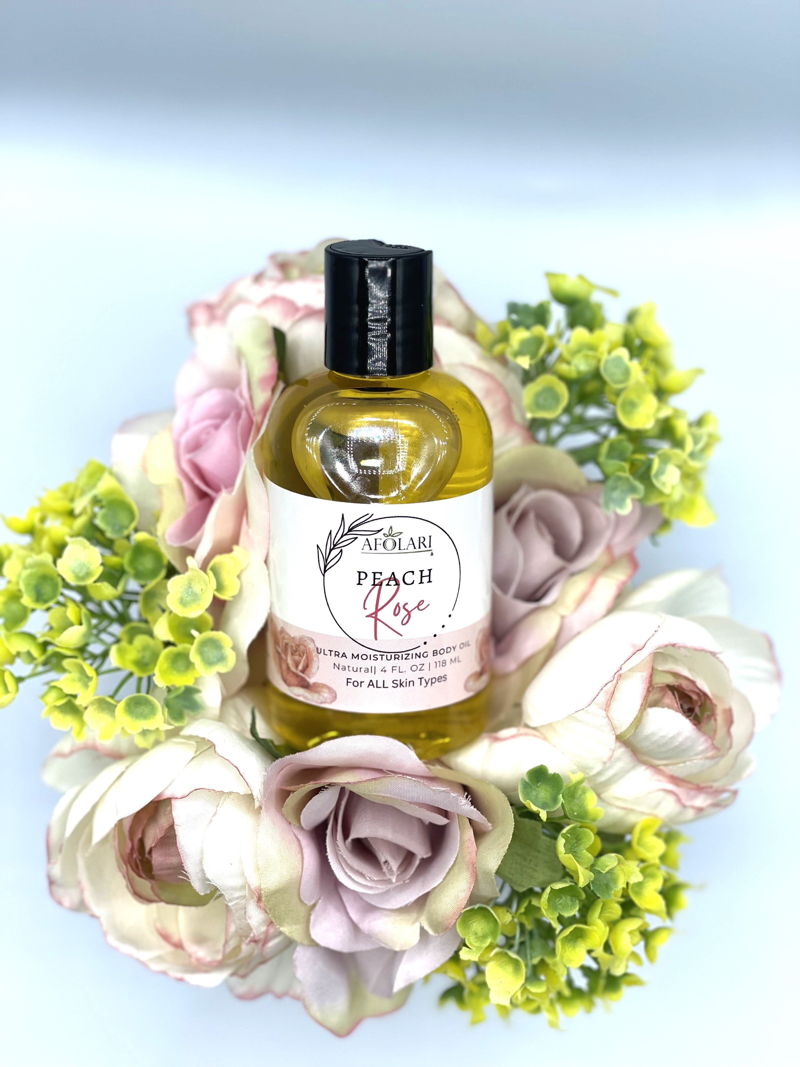 Nourishing Body Oil | Peach Rose Body Oil | Afolari