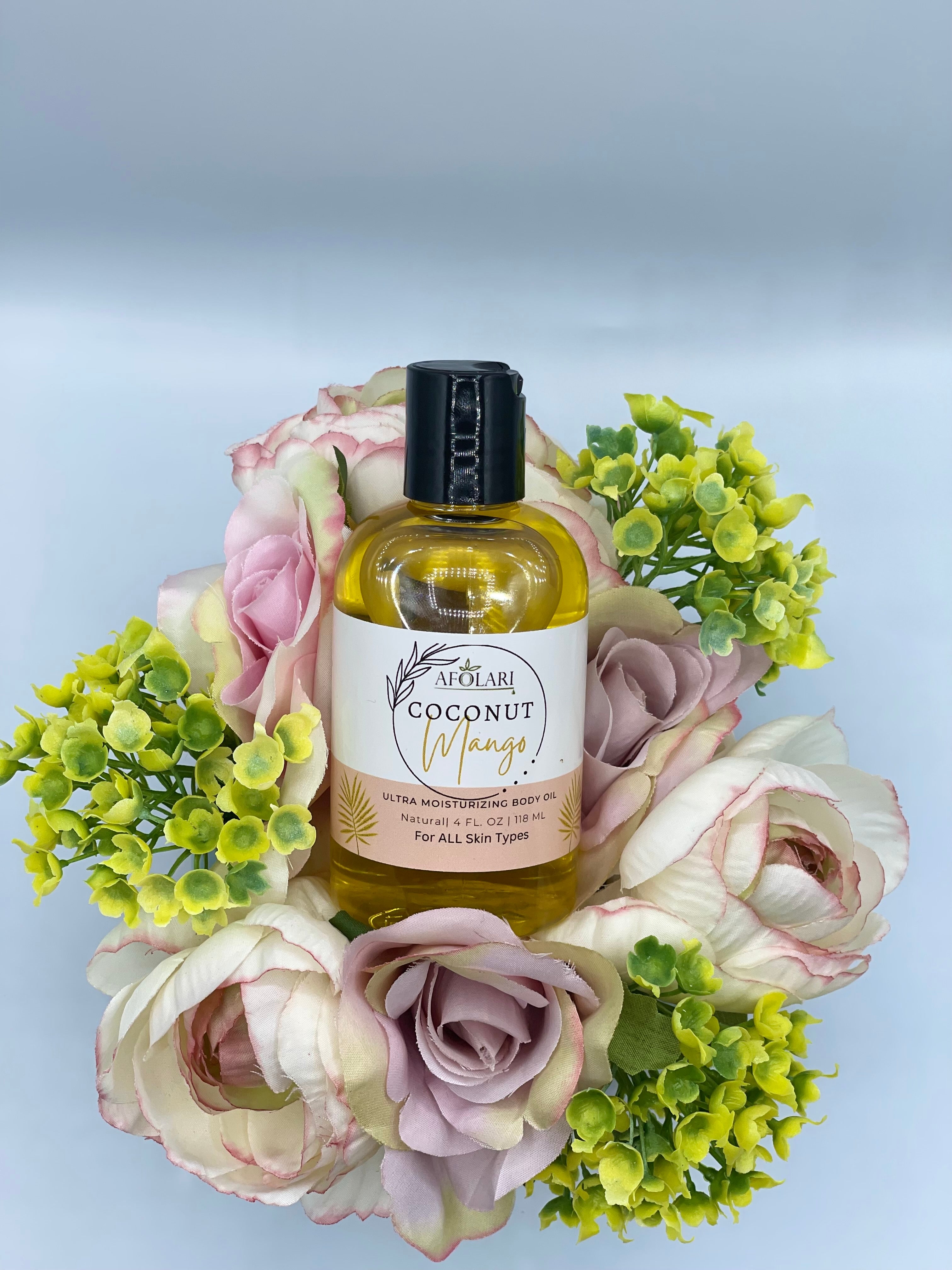 Hydrating Body Oil | Coconut Mango Body Oil | Afolari