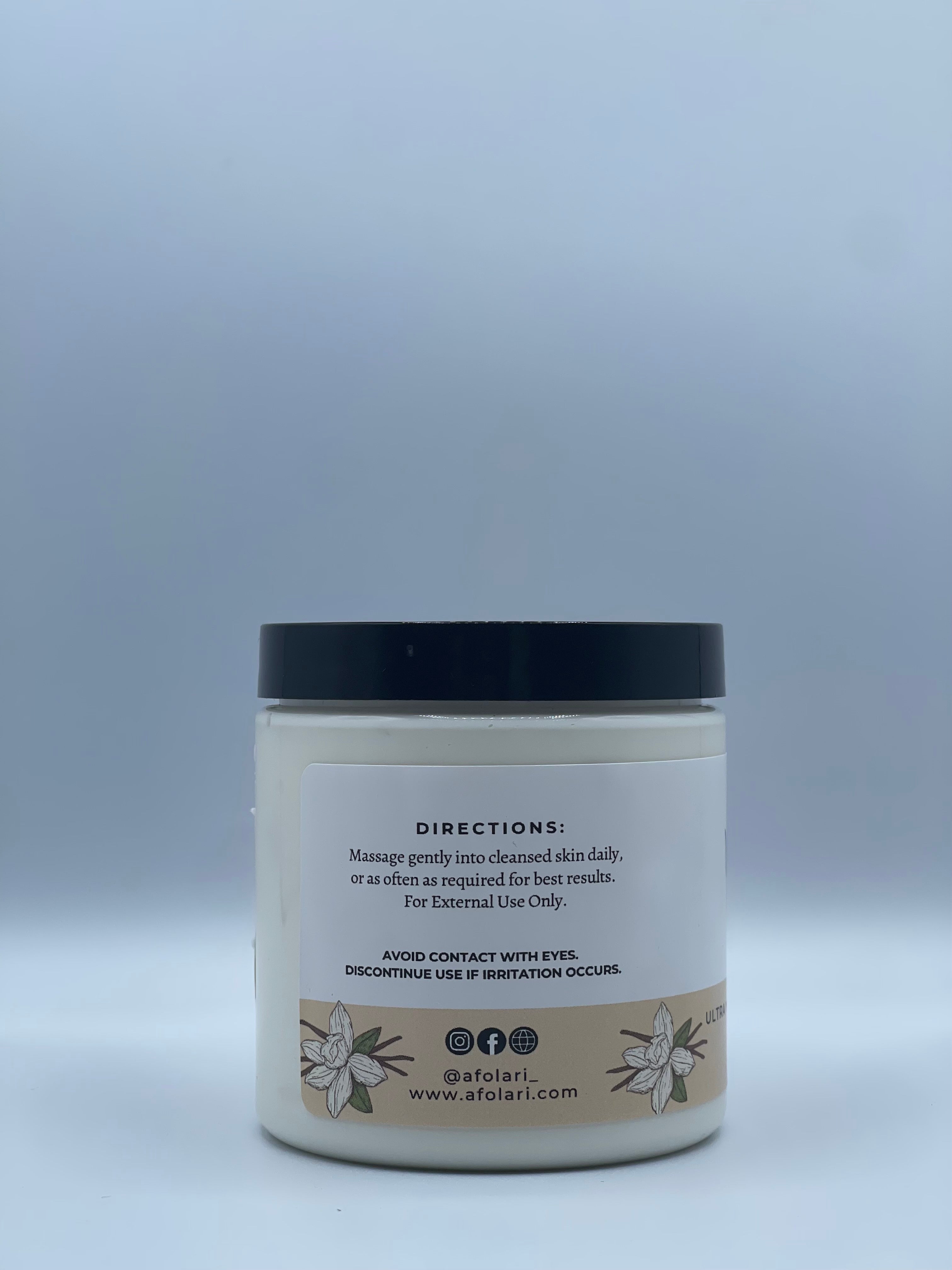 Jasmine Vanilla Body Butter | Organic Body Butter | Afolari