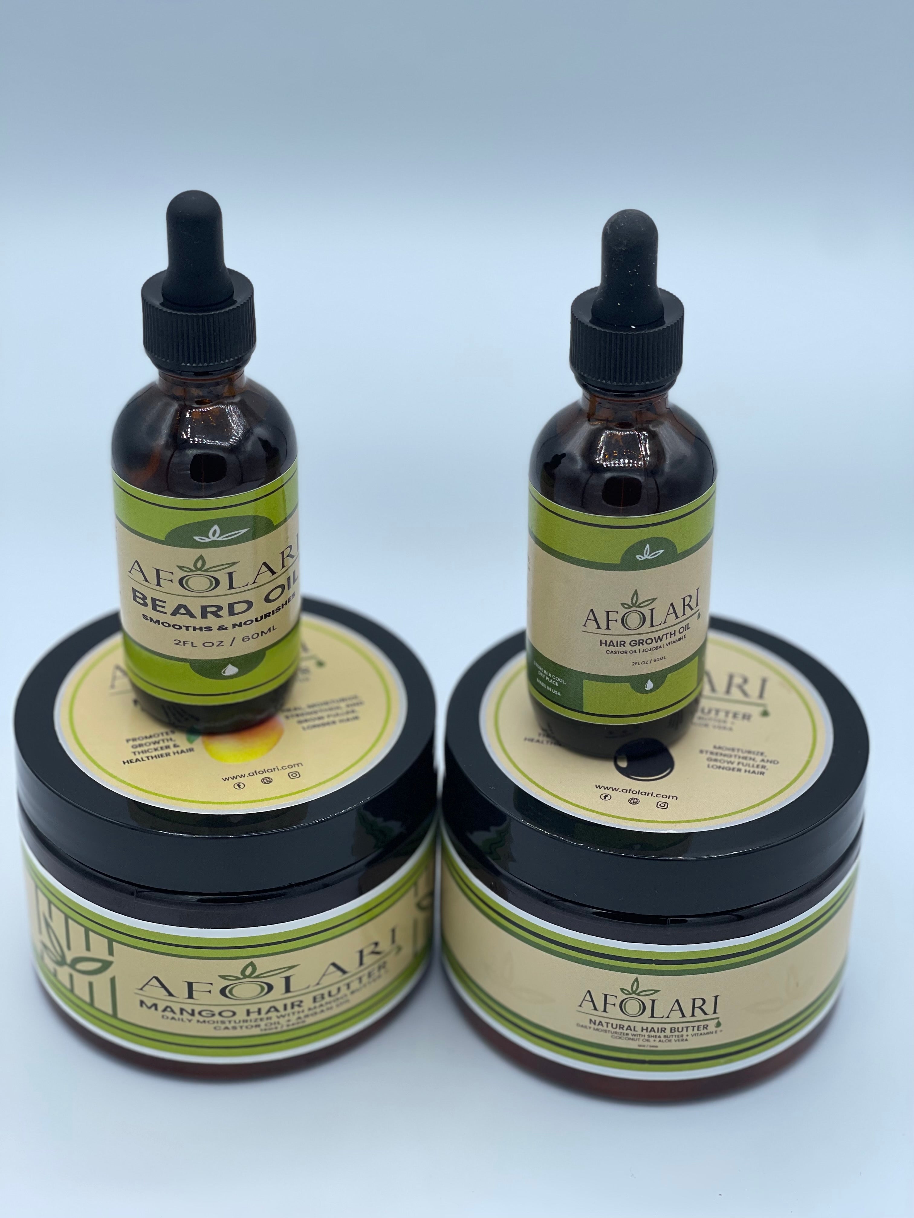 Beard and Hair Growth Bundle | Afolari